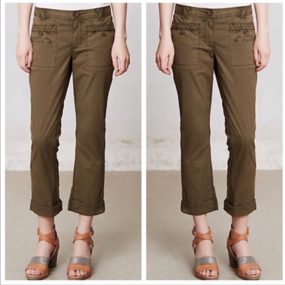 Anthropology Hei Hei Green Pants